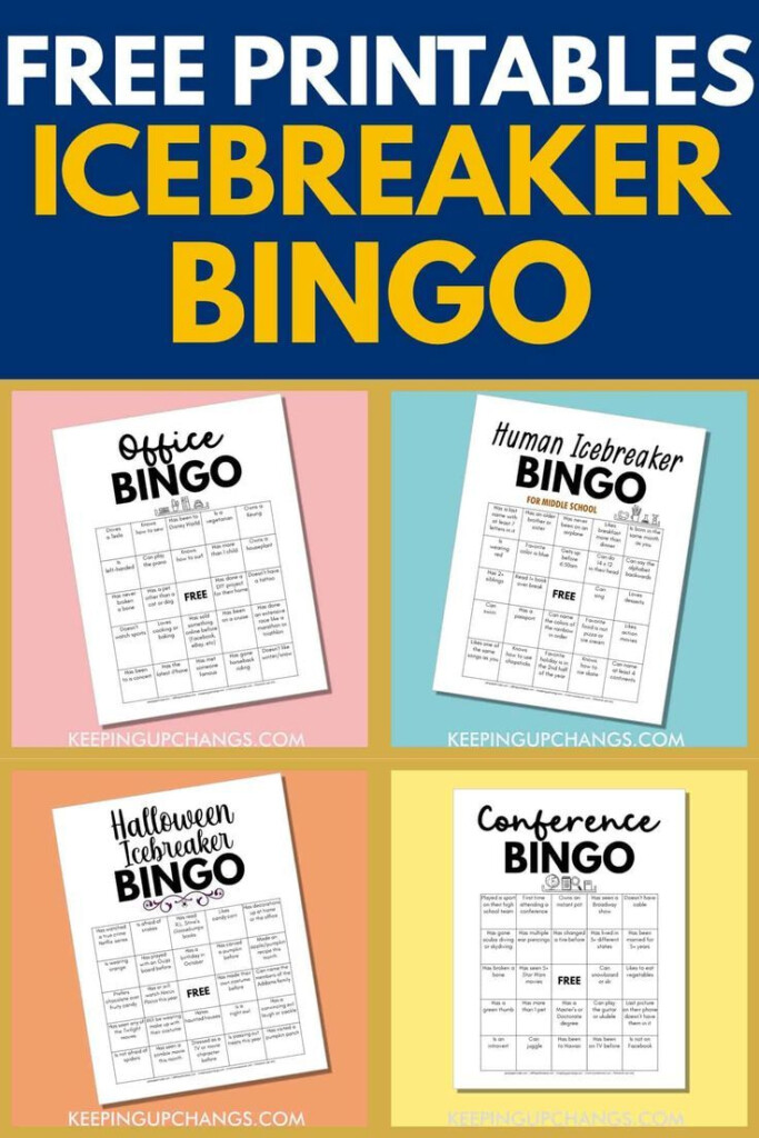 Free Getting To Know You Bingo Human Scavenger Hunt Icebreaker Game 