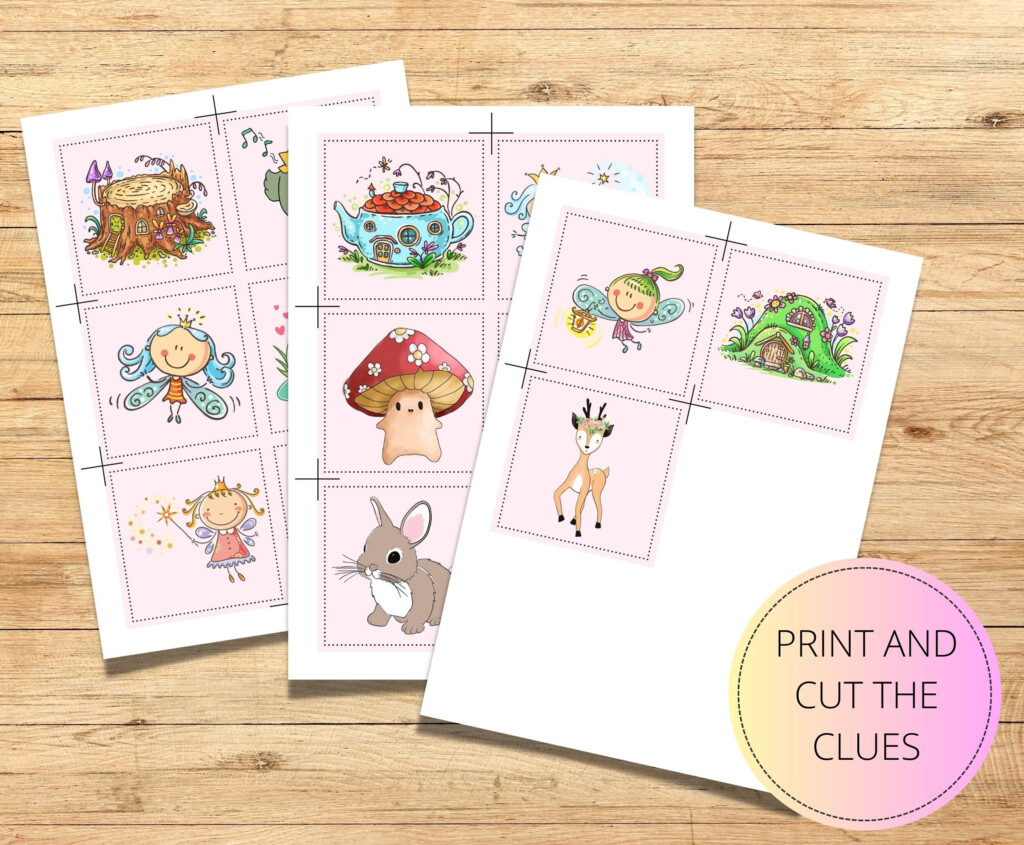 Printable Fairy Scavenger Hunt Instant Download Kids Outdoor Etsy