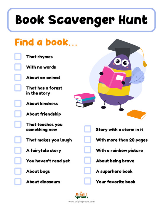 10 Free Printable Indoor Scavenger Hunt Ideas For Kids