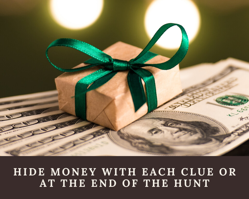 Birthday Money Treasure Hunt Clues Printable Money Scavenger Hunt For 
