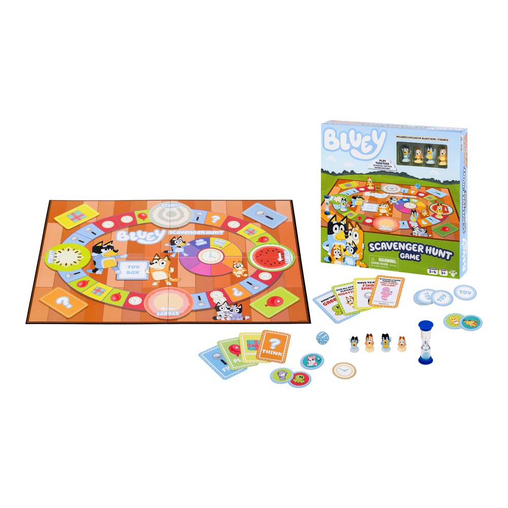 Bluey Scavenger Hunt Game Instructions Printable
