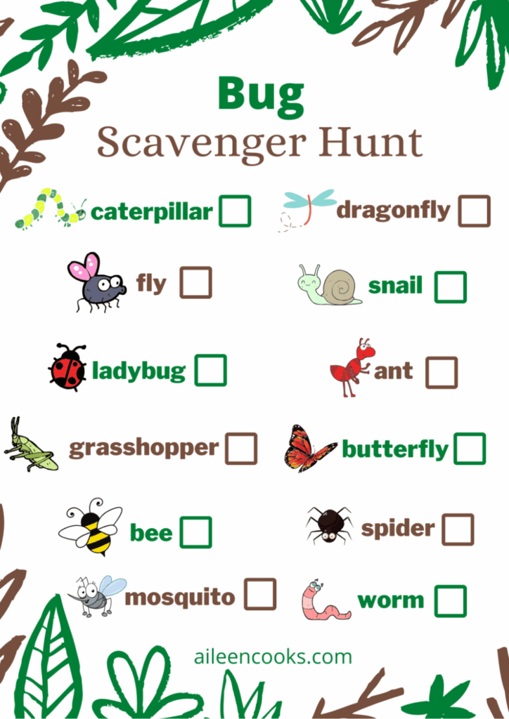 Bug Hunt Free Printable Insect Activities Insects Preschool 
