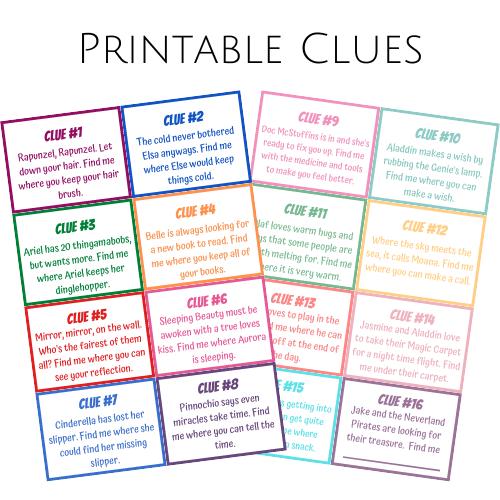 Disney Trip Reveal Scavenger Hunt Free Printable Jac Of All Things
