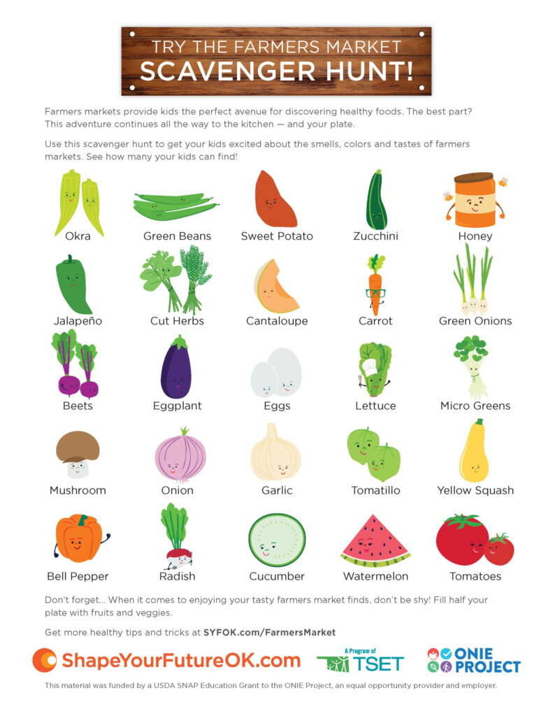 Farmers Market Scavenger Hunts Shape Your Future