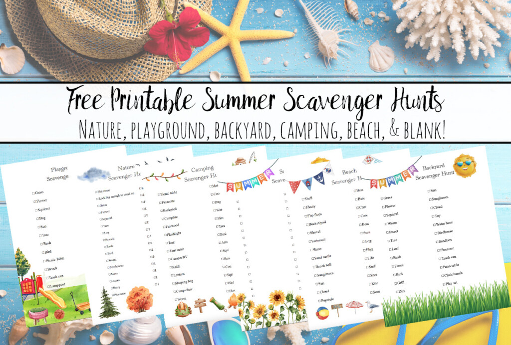 Free Editable Scavenger Hunt Template