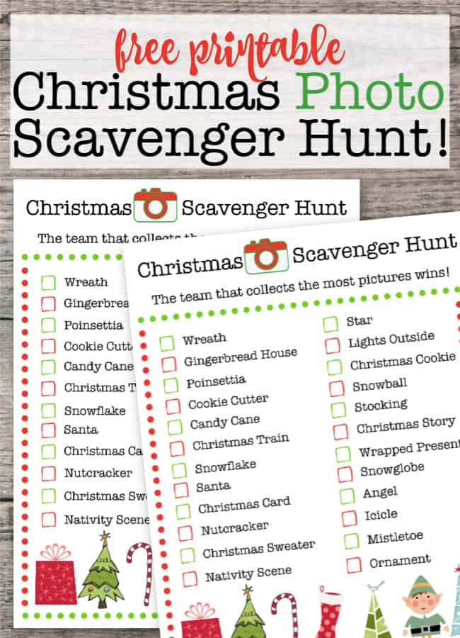 Free Printable Christmas Scavenger Hunt for Your Phone MomOf6