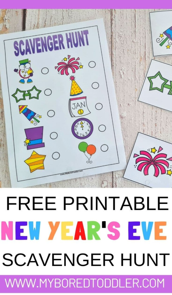 FREE Printable New Year s Eve Scavenger Hunt For Toddlers My Bored 