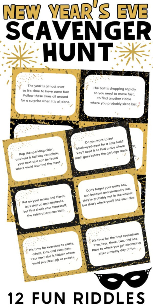 Free Printable New Year s Eve Scavenger Hunt Play Party Plan