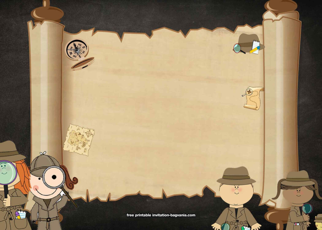 FREE Scavenger Hunt Invitation Templates Printable Worksheets Library