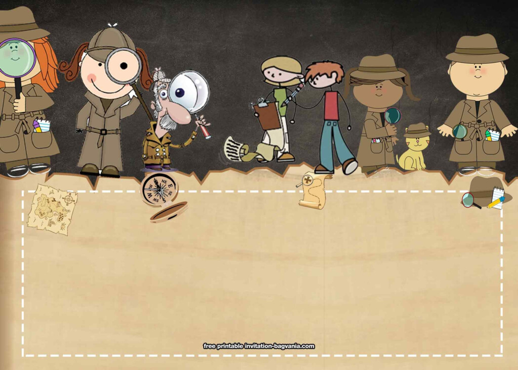 FREE Scavenger Hunt Invitation Templates Printable Worksheets Library