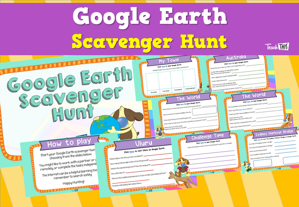 Google Earth Scavenger Hunt Teacher Resources And Classroom Games 