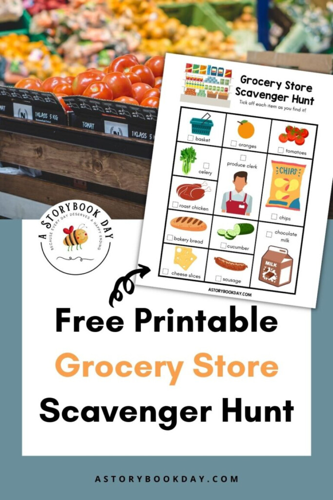 Grocery Store Scavenger Hunt Printable Kids Activity Vrogue co