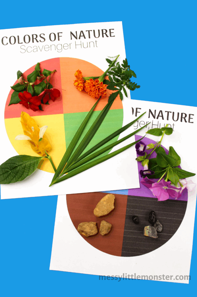 Nature Color Scavenger Hunt Printable