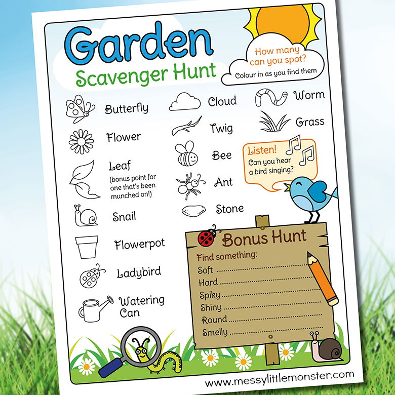 Outdoor Scavenger Hunt 5th Grade