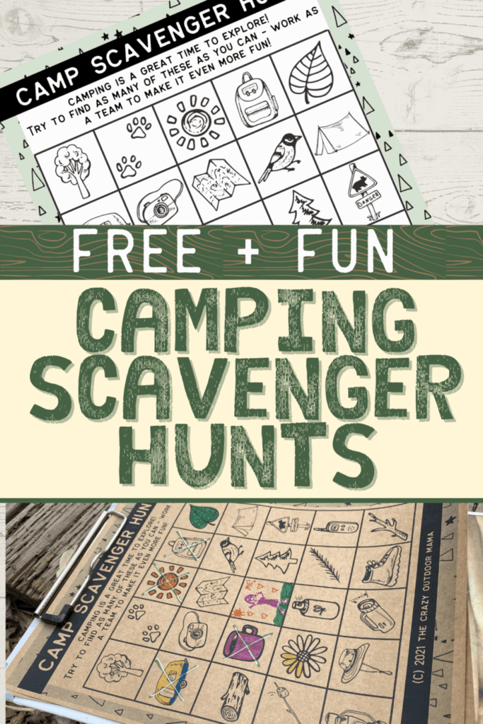 Printable Camping Scavenger Hunt