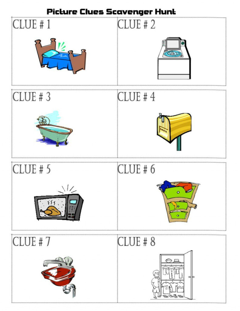 Printable Scavenger Hunt Clues For Kids Artofit