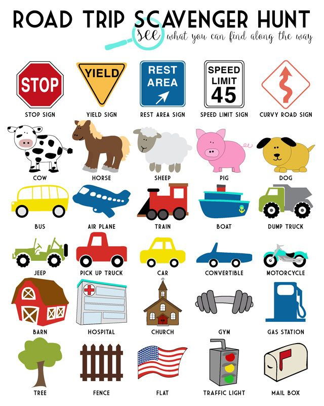 Road Trip Scavenger Hunt Free Printable Capturing Joy With Kristen 