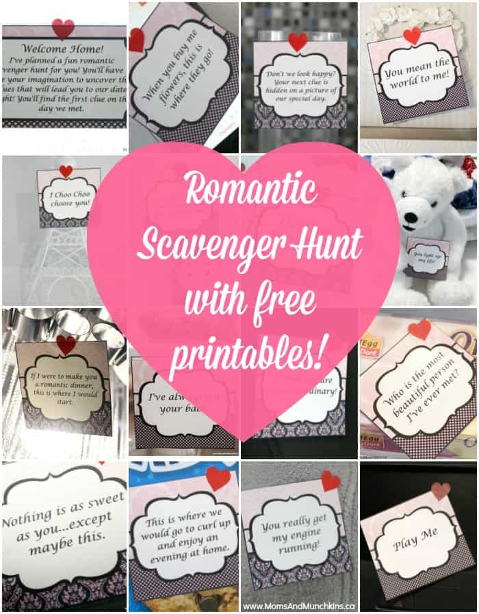 Romantic Scavenger Hunt Moms Munchkins