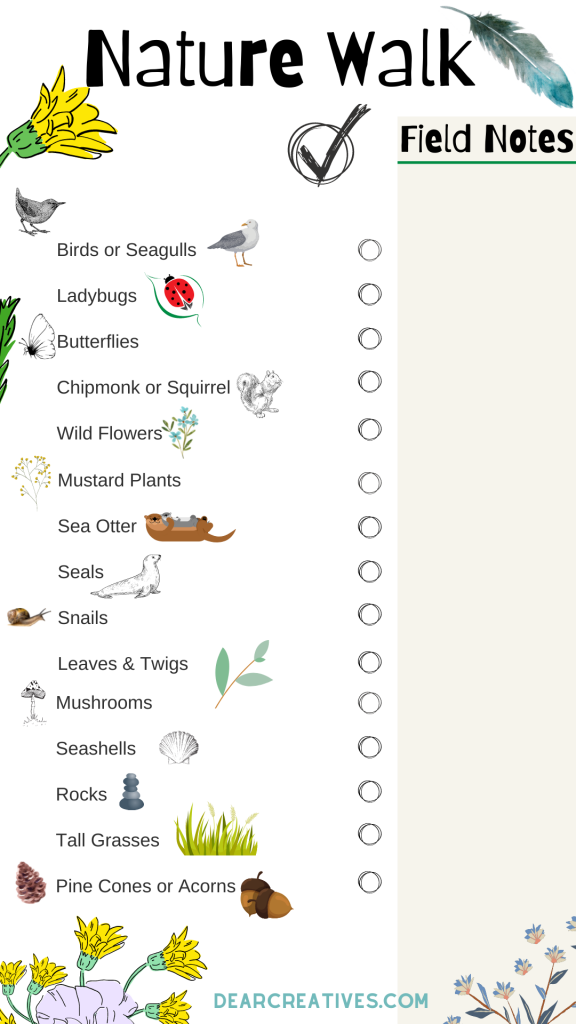 Spring Nature Scavenger Hunt